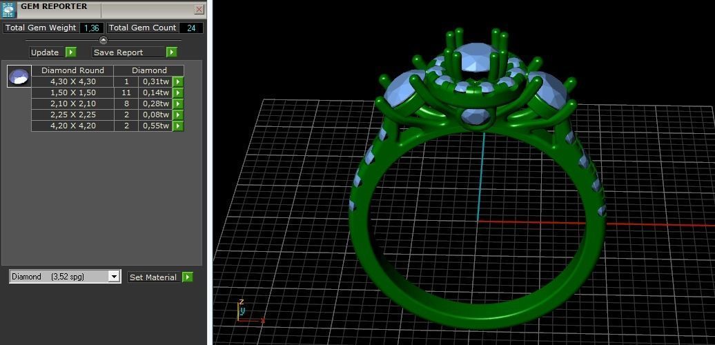 Ring 1108 3D print model_3