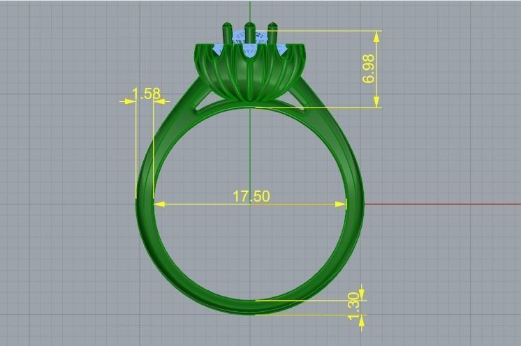 Ring 1102 3D print model_4