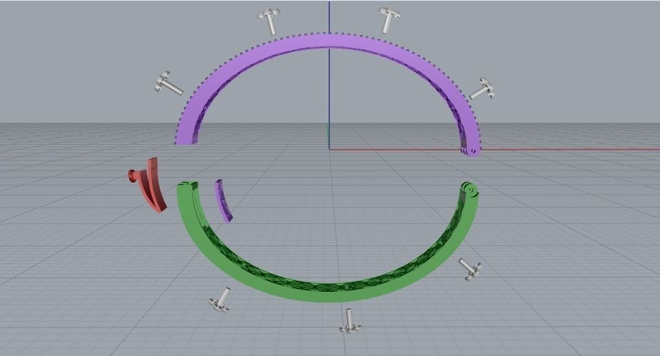 Bracelet 1101 3D print model_7