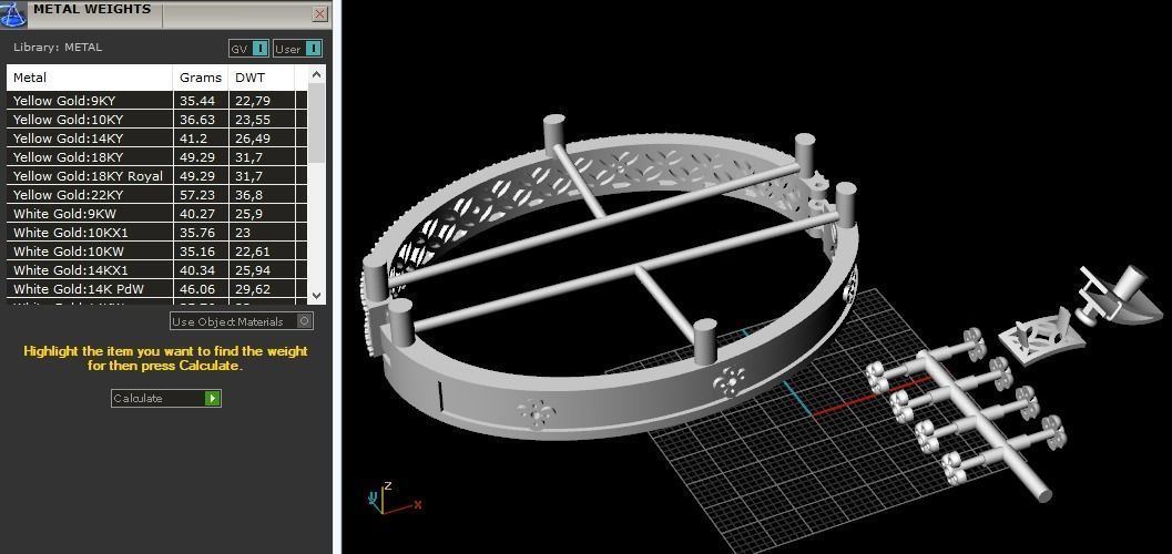 Bracelet 1101 3D print model_3