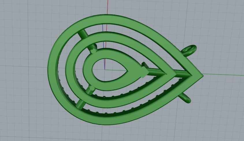 Pendant 1100 3D print model_8