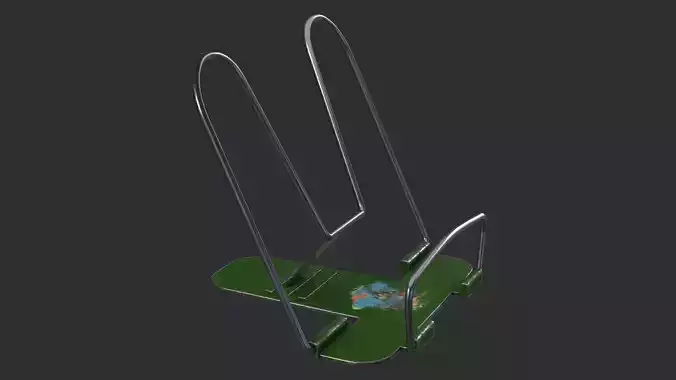 Book stand Low-poly 3D model