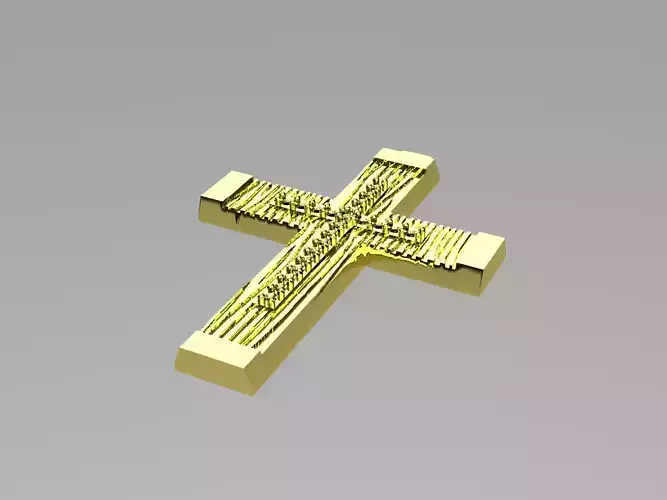 XZS-FL-0009 gold cross