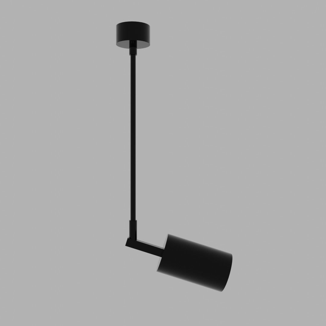 Directional Spotlight Low-poly 3D model_1