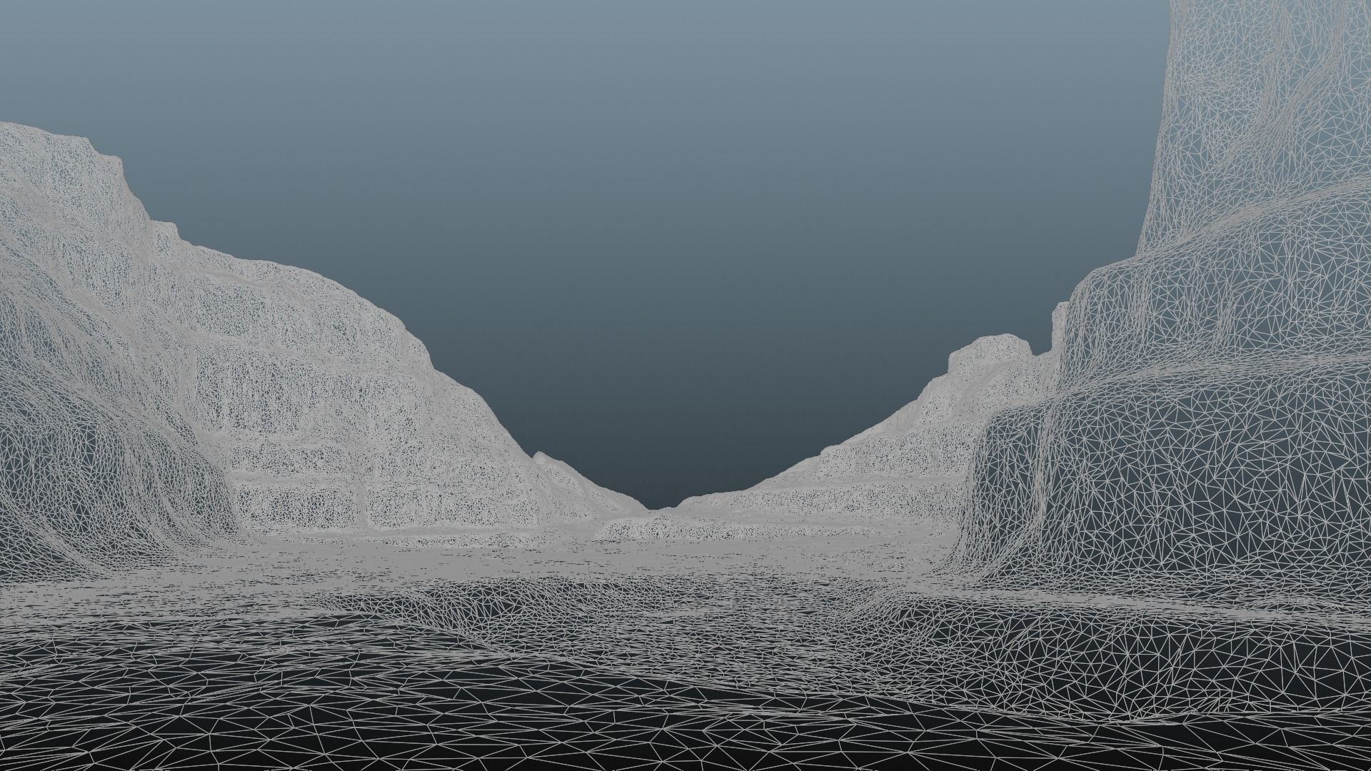 Open Pit Mine Landscape 3D model_38