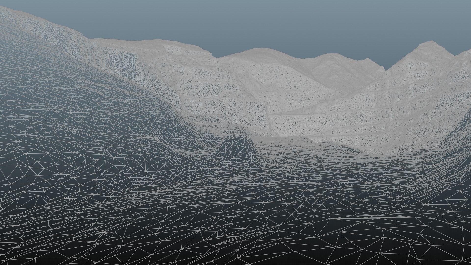 Open Pit Mine Landscape 3D model_37