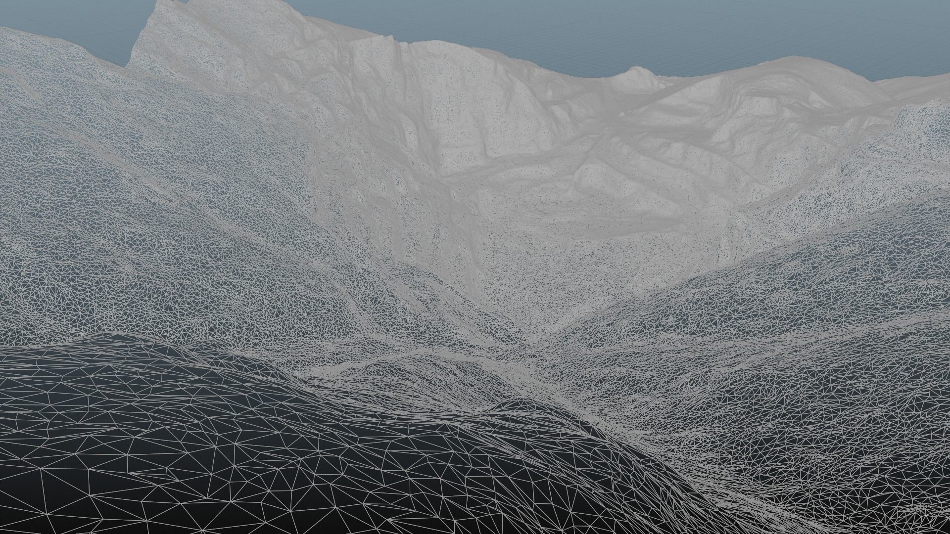 Open Pit Mine Landscape 3D model_40