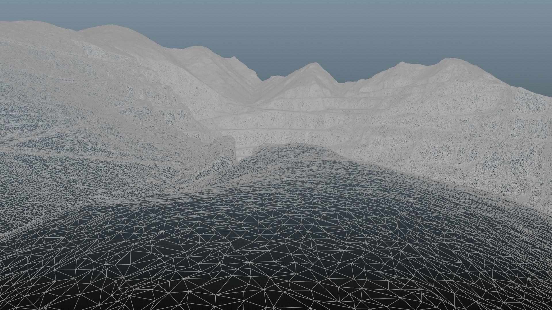 Open Pit Mine Landscape 3D model_39