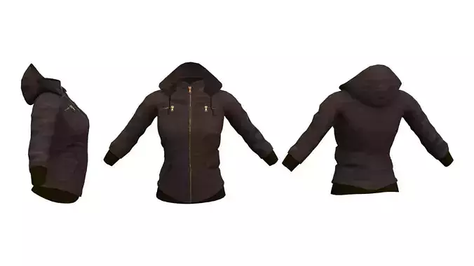 Winter Hoodie Leather Jacket