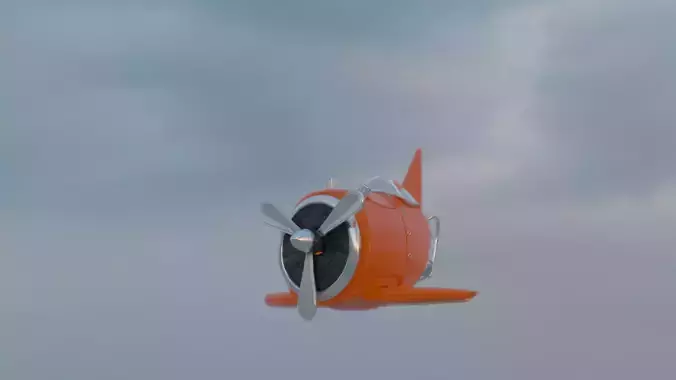  A cartoonish aircraft