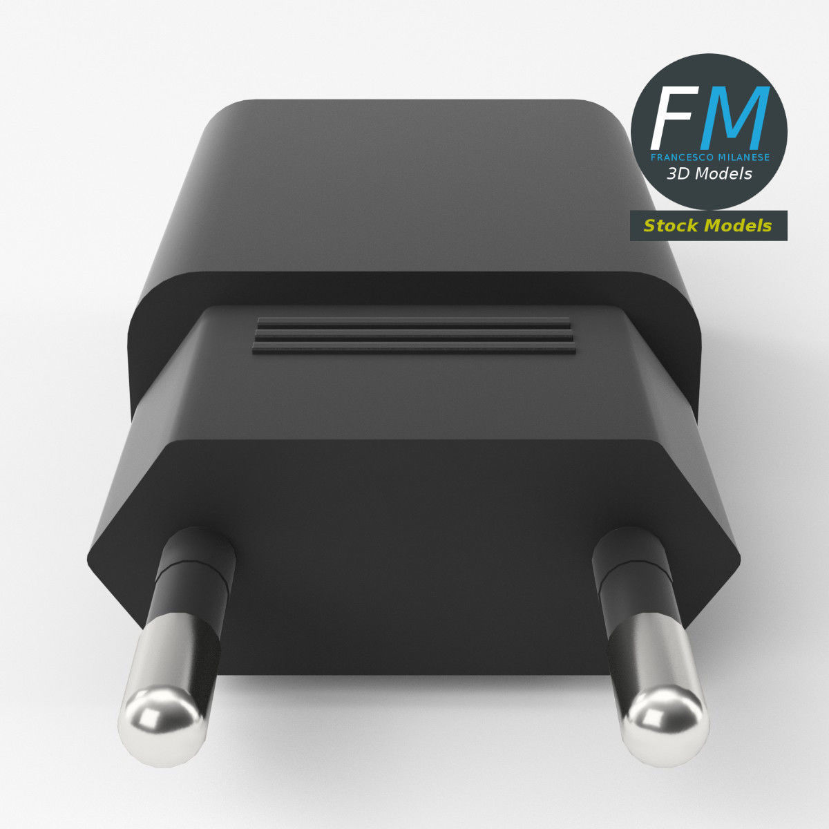 USB charger 3D model_5
