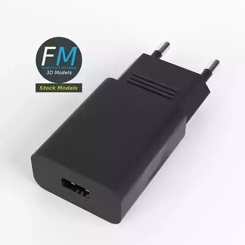 USB charger 3D model