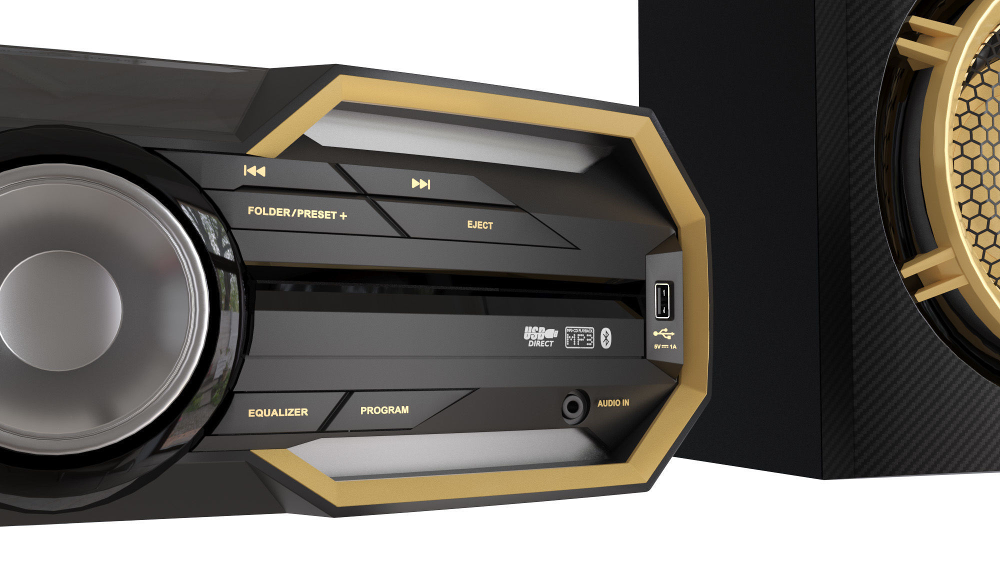 Mini Hi-Fi System Philips FX25 3D model_2