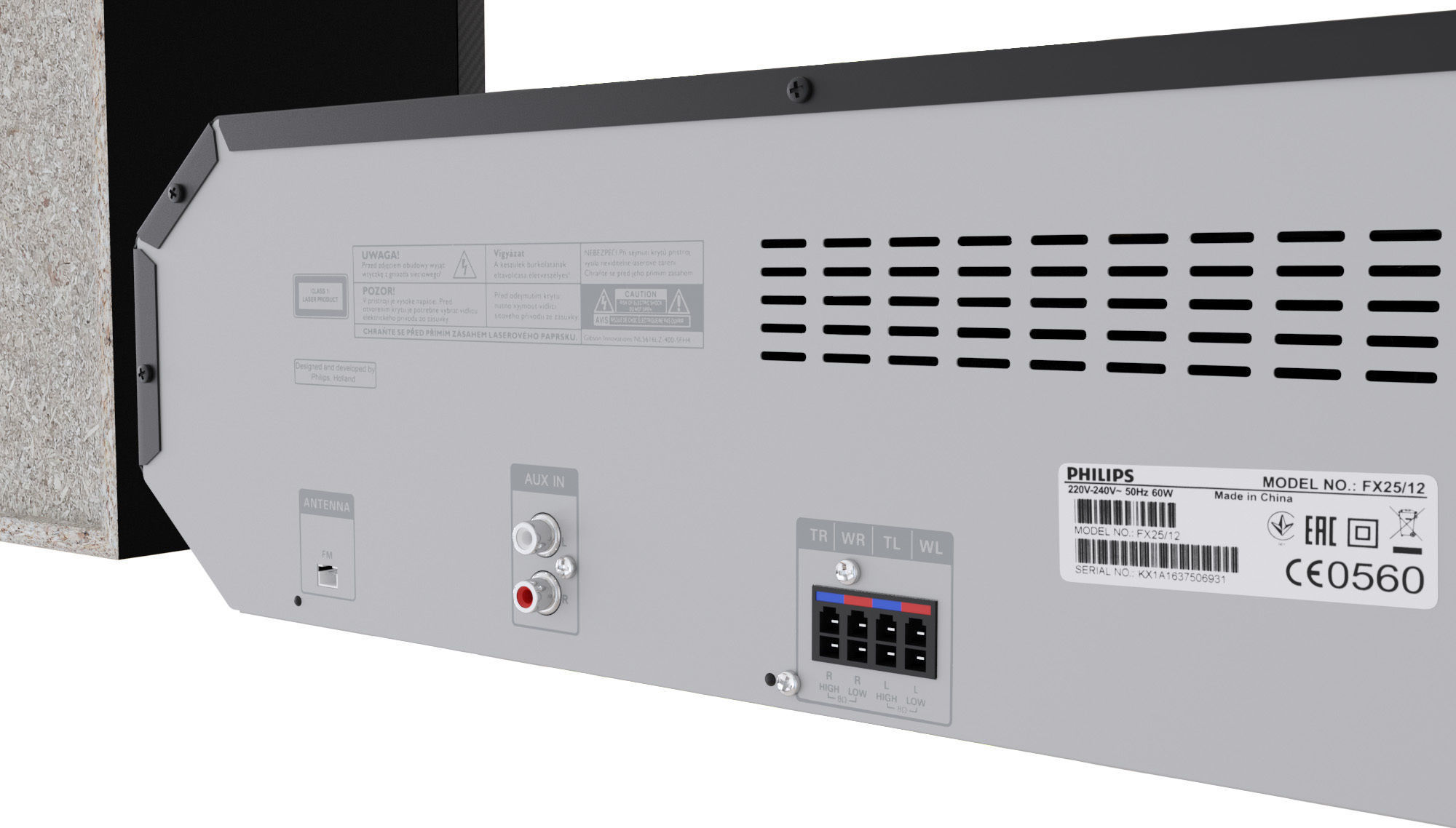 Mini Hi-Fi System Philips FX25 3D model_11