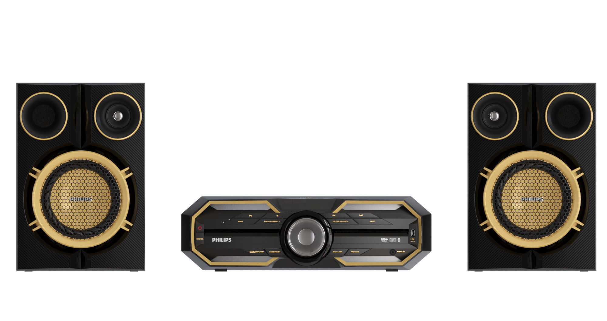 Mini Hi-Fi System Philips FX25 3D model_9