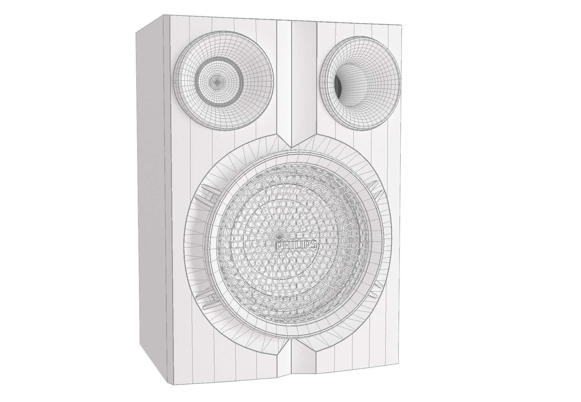 Mini Hi-Fi System Philips FX25 3D model_14