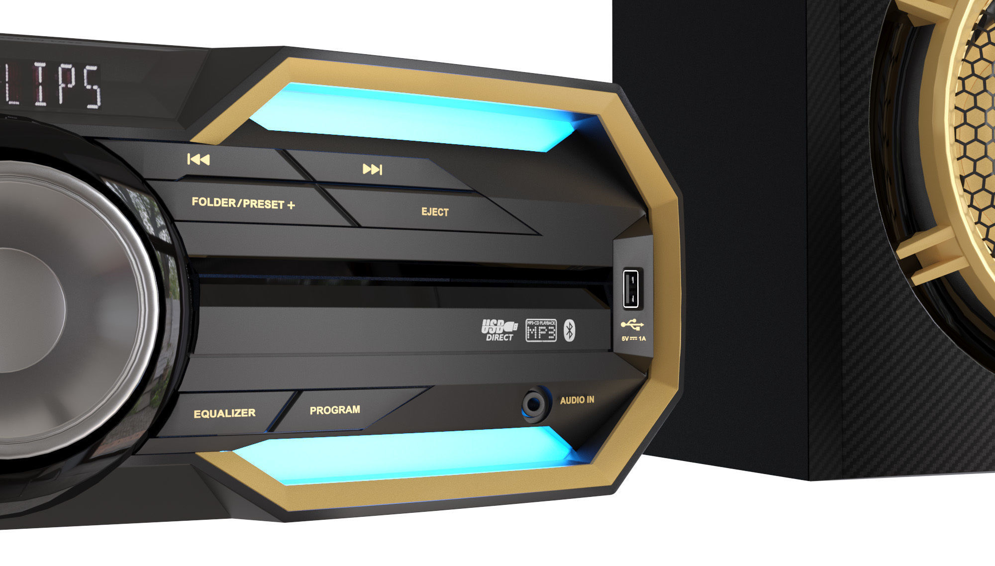 Mini Hi-Fi System Philips FX25 3D model_5