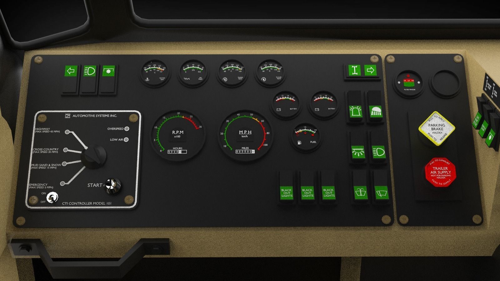 Oshkosh M1070 3D model_4