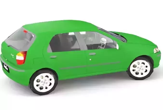 Fiat Palio  Low-poly 3D model