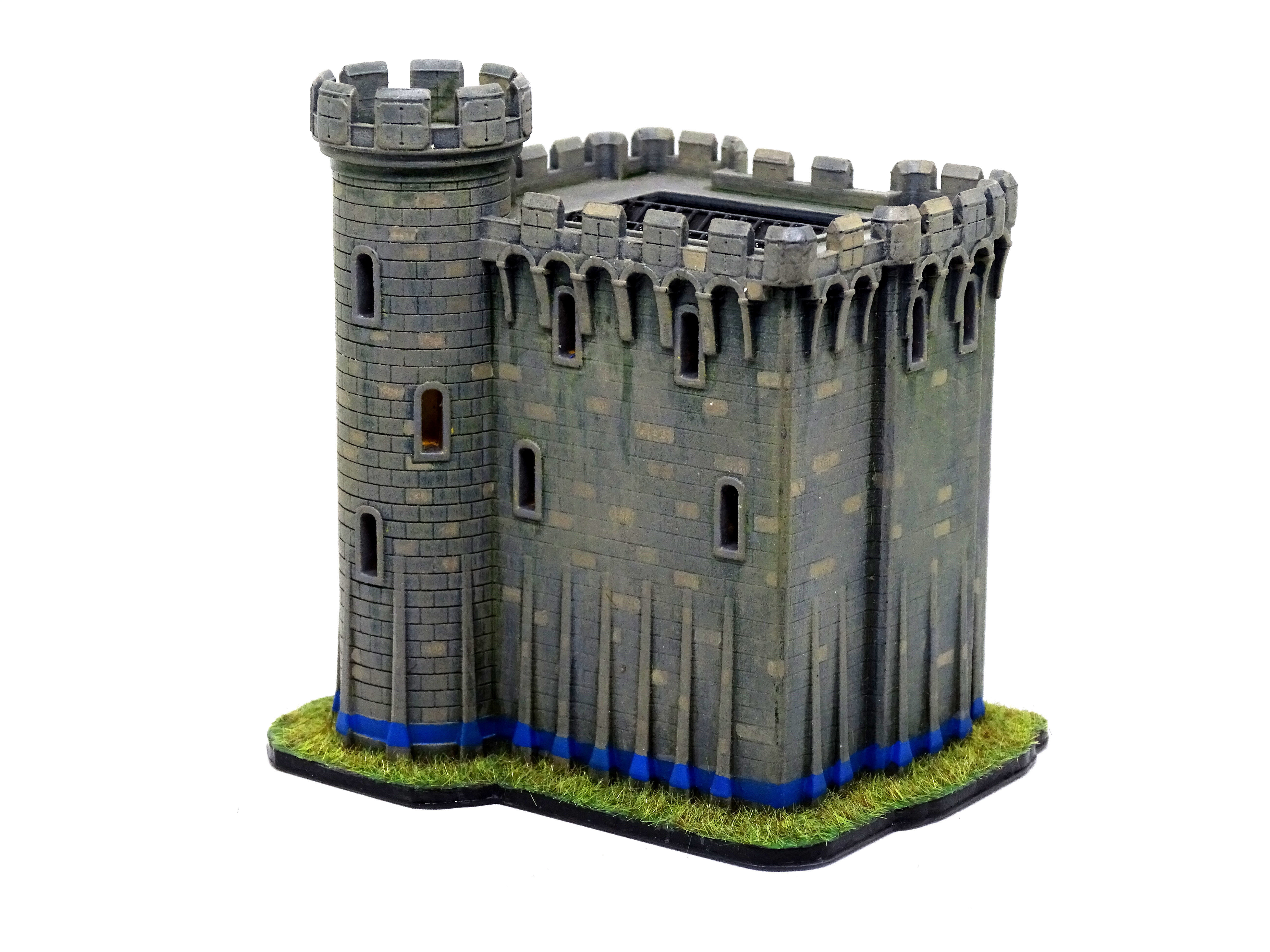 Western European Castle  -- Age of Empires 2 -- 3D print model_3