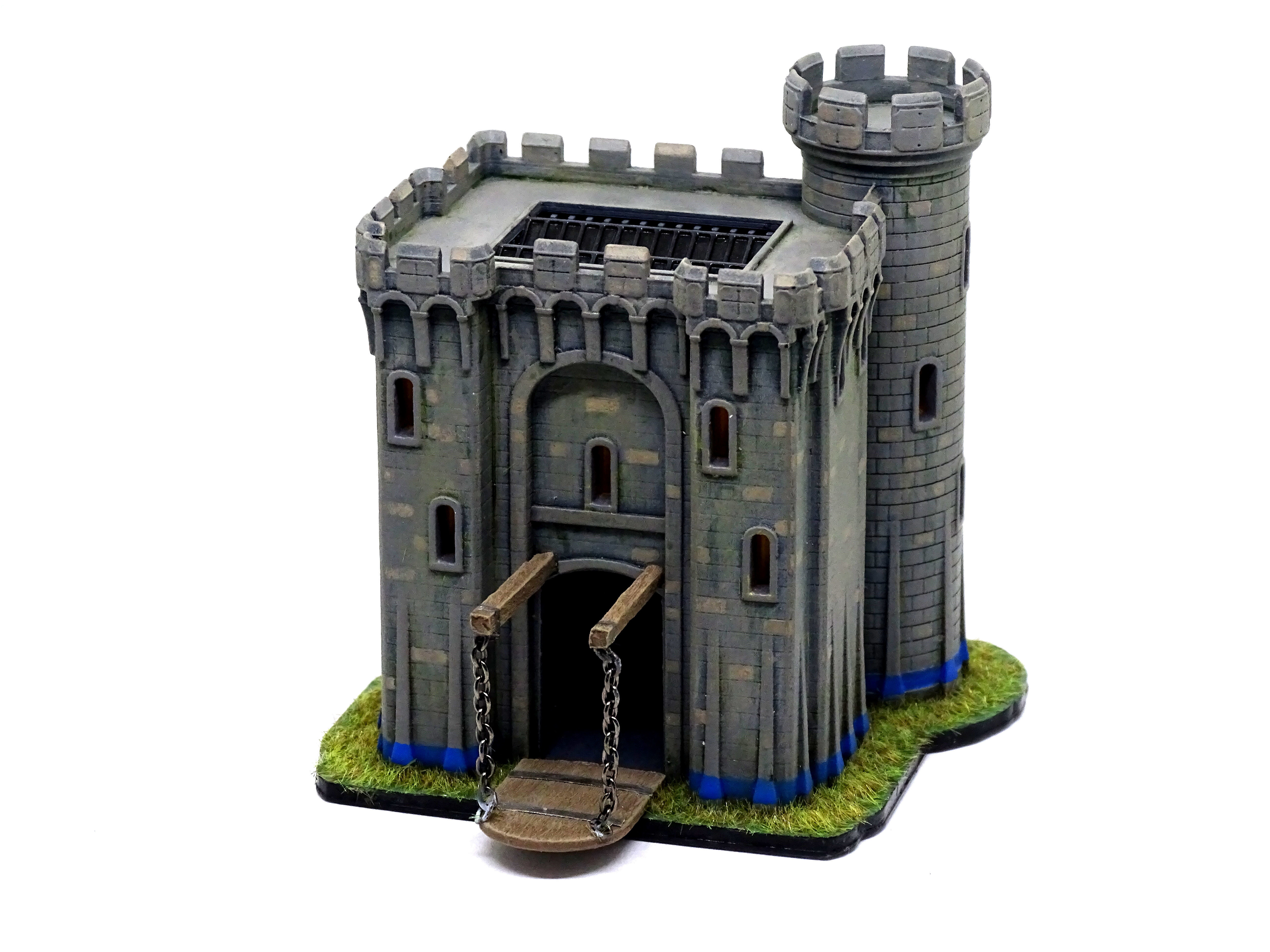 Western European Castle  -- Age of Empires 2 -- 3D print model_2