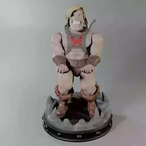SOPORTE HEMAN  MASTER OF UNIVERSE JOYSTICK GAMEPAD MOVIL TABLET 3D print model