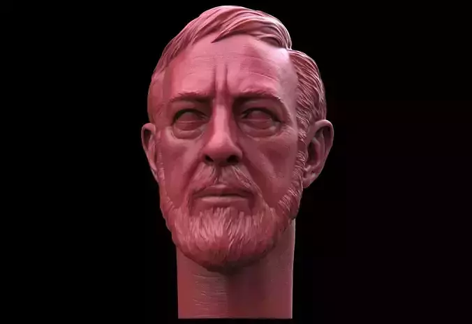 Obi- Wan Kenobi Head 3D print model