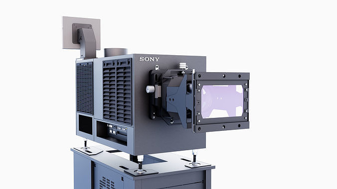 Cinema Projector Sony SRX-R515P Low-poly 3D model