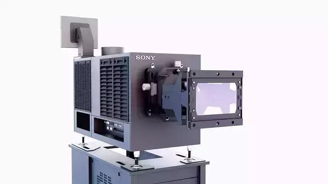 Cinema Projector Sony SRX-R515P Low-poly 3D model