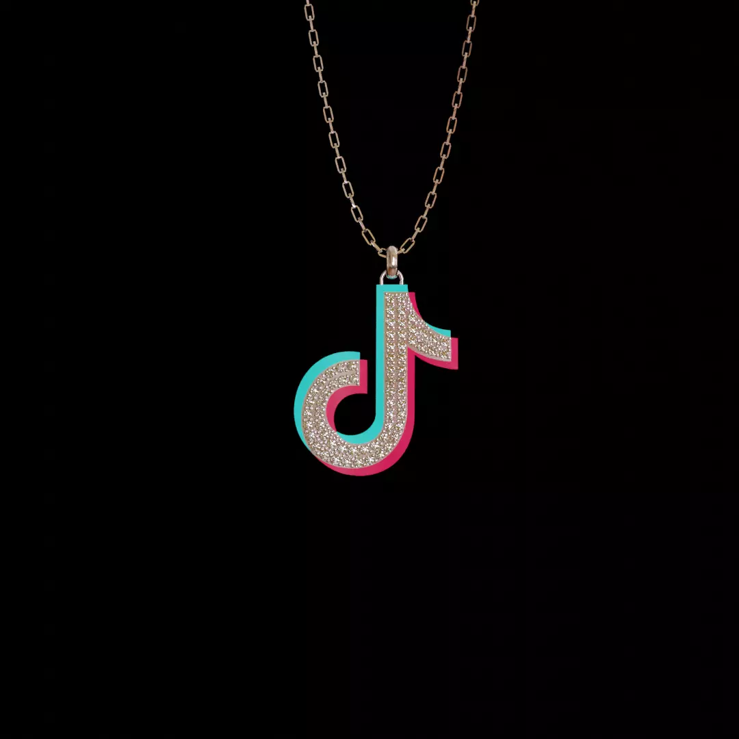 Colgante tiktok Free 3D print model
