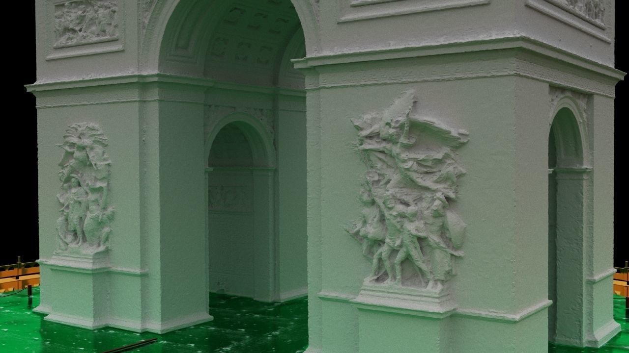 Arc de Triomphe 3D model_2