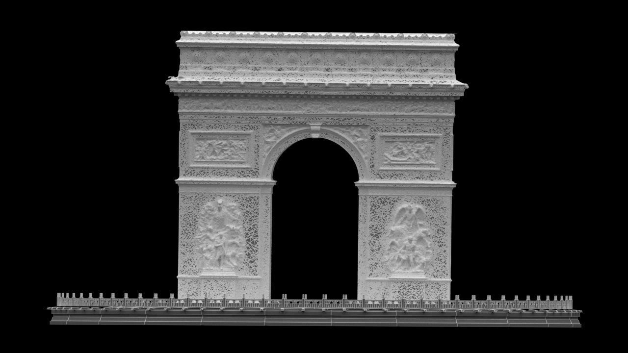 Arc de Triomphe 3D model_7