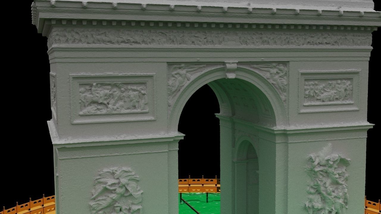 Arc de Triomphe 3D model_3