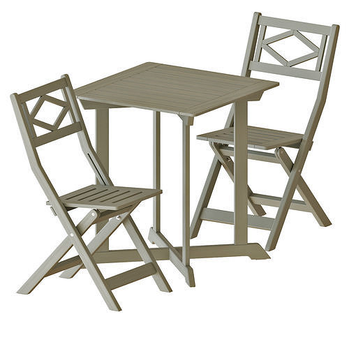 BONDHOLMEN table and chairs set 04 3D model