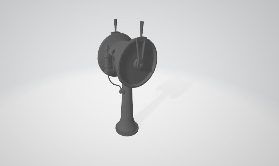 Engine Order Telegraph 3D model_1