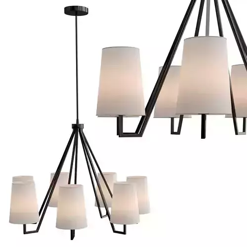 Carson Forged-Iron 7-Arm Chandelier