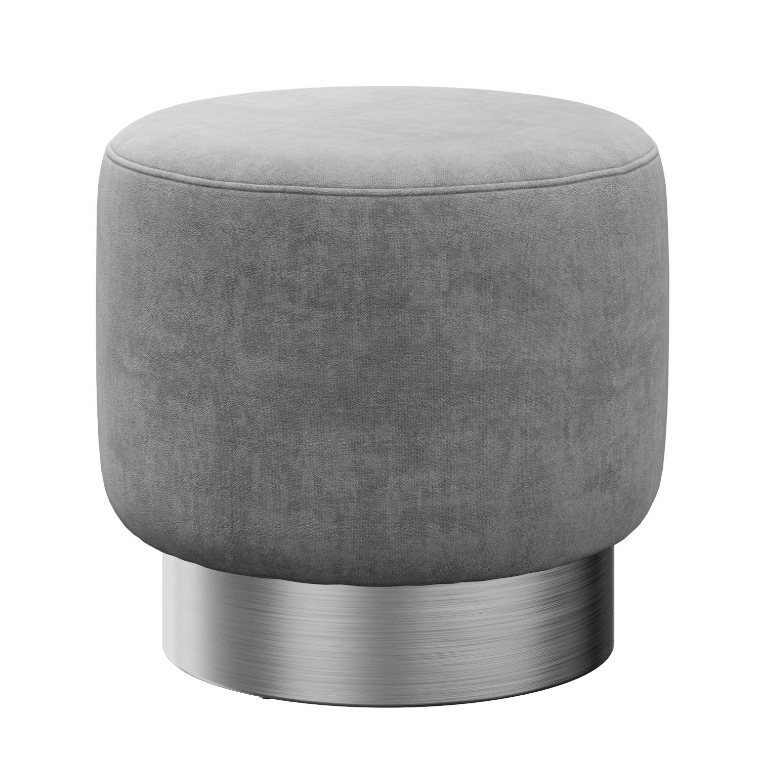 Avalon Ottoman Persimmon Velvet by Arteriors Home 3D model_3