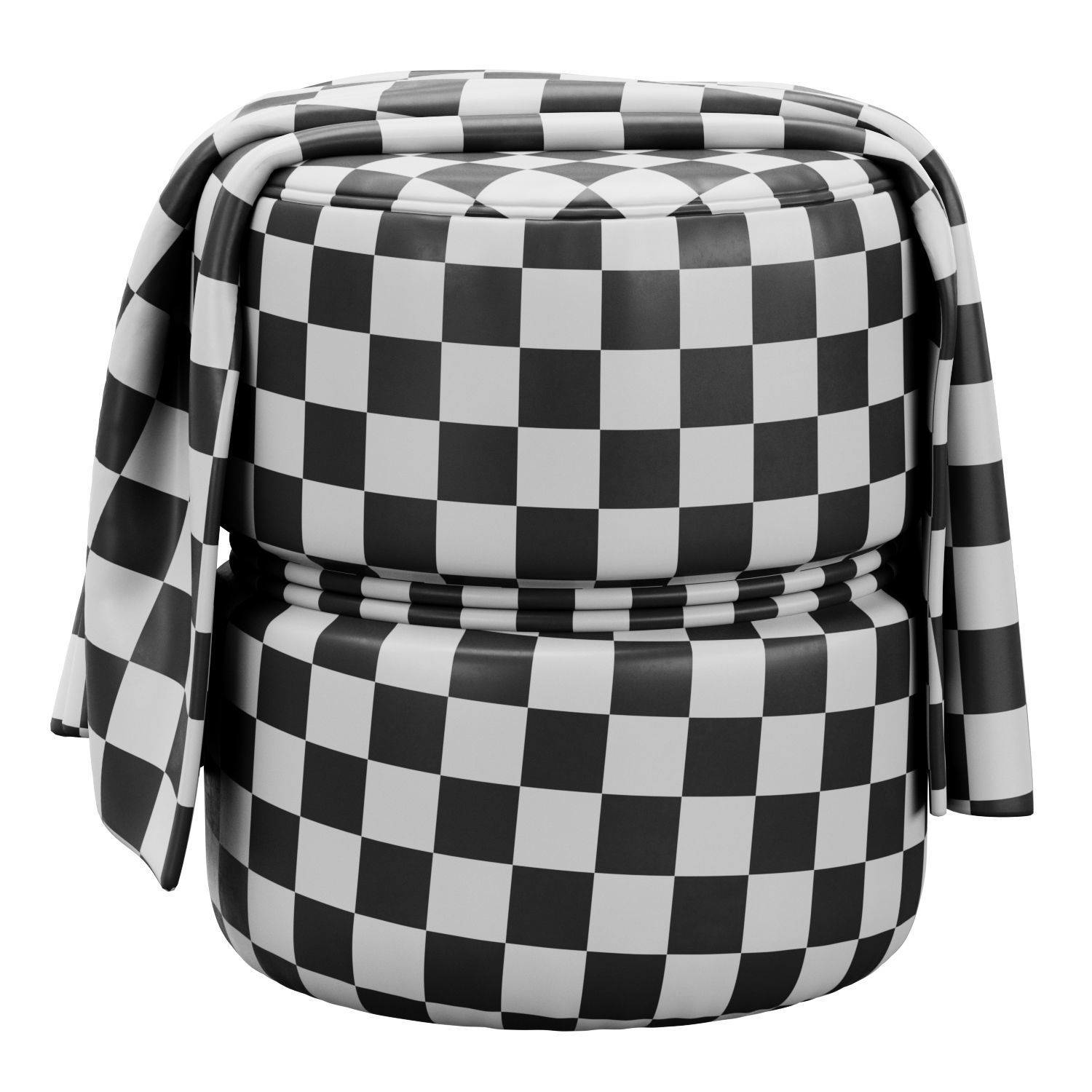 Accent Stool by Dutch Furniture 3D model_5