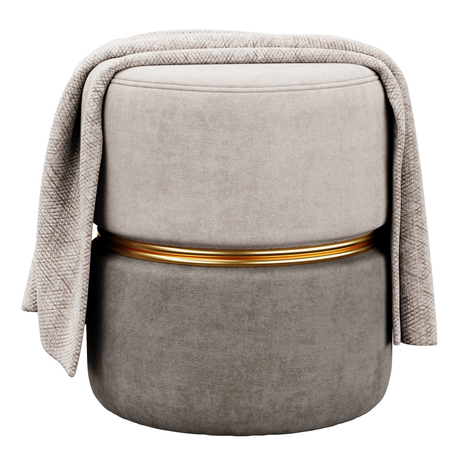 Accent Stool by Dutch Furniture 3D model_1