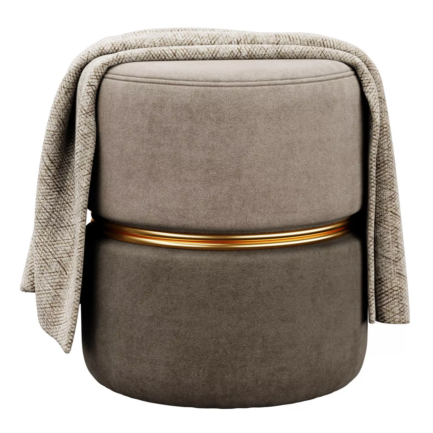 Accent Stool by Dutch Furniture 3D model_0