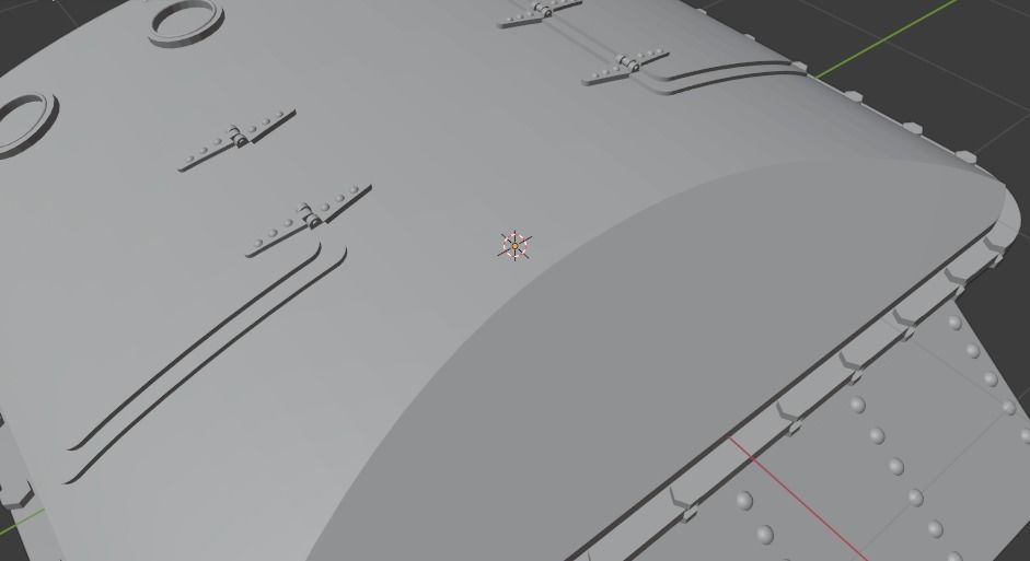 RMS Titanic cargo hatch 3D model_2