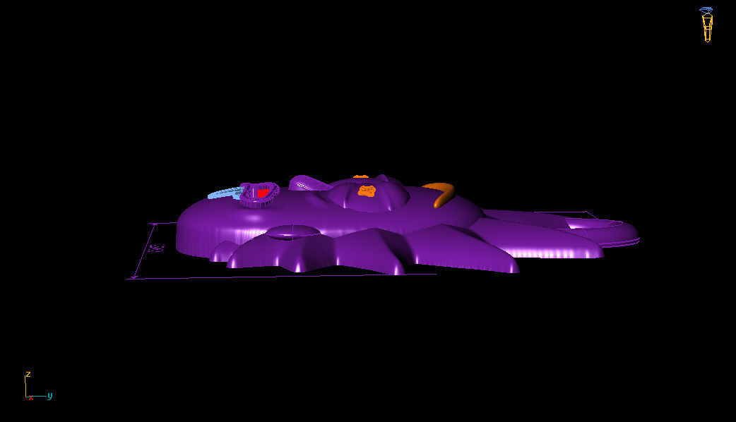 rick pendant 3D print model_3