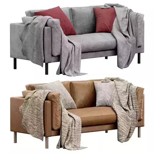 Munich Fabric 2 Seater Sofa by swoon 3D model