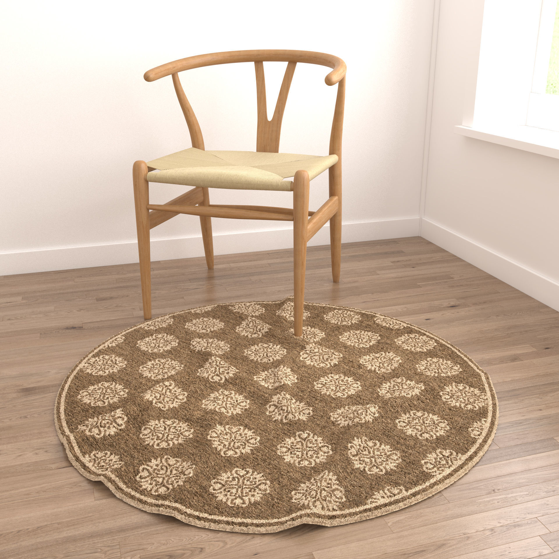 Rugs No 359 Low-poly 3D model_3
