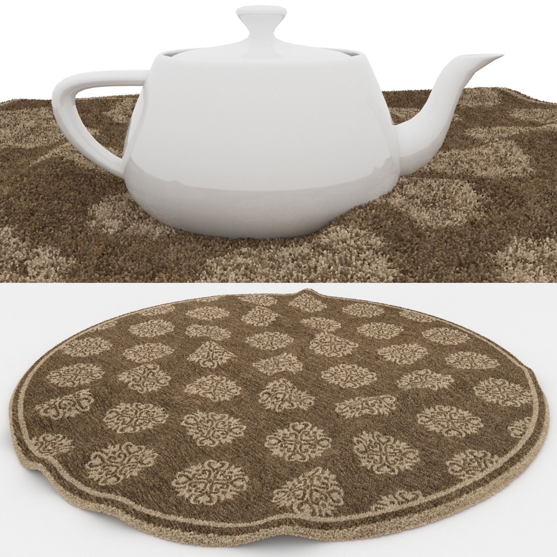 Rugs No 359 Low-poly 3D model_1