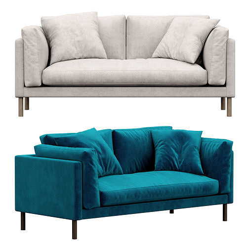 Munich velvet 2 Seater Sofa by swoon 3D model