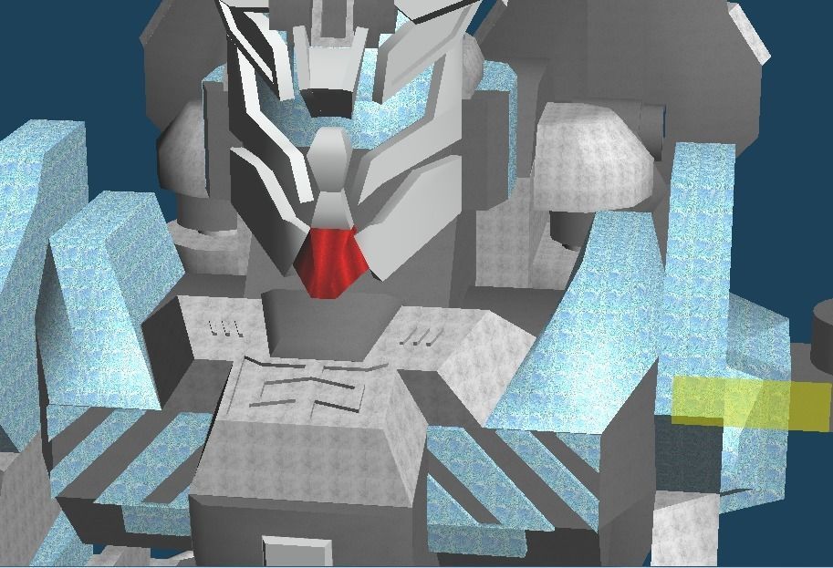 Robots mecha Samurai Gundam Vidar Basara Sengoku Date Masamune 3D print model_8