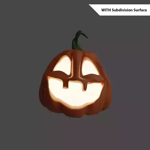 Cute and Funny Halloween Jack-o-Lantern Pumpkin