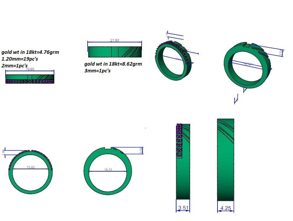 Band ring - HC0613 224  CHI HAI ANH 3D print model_5