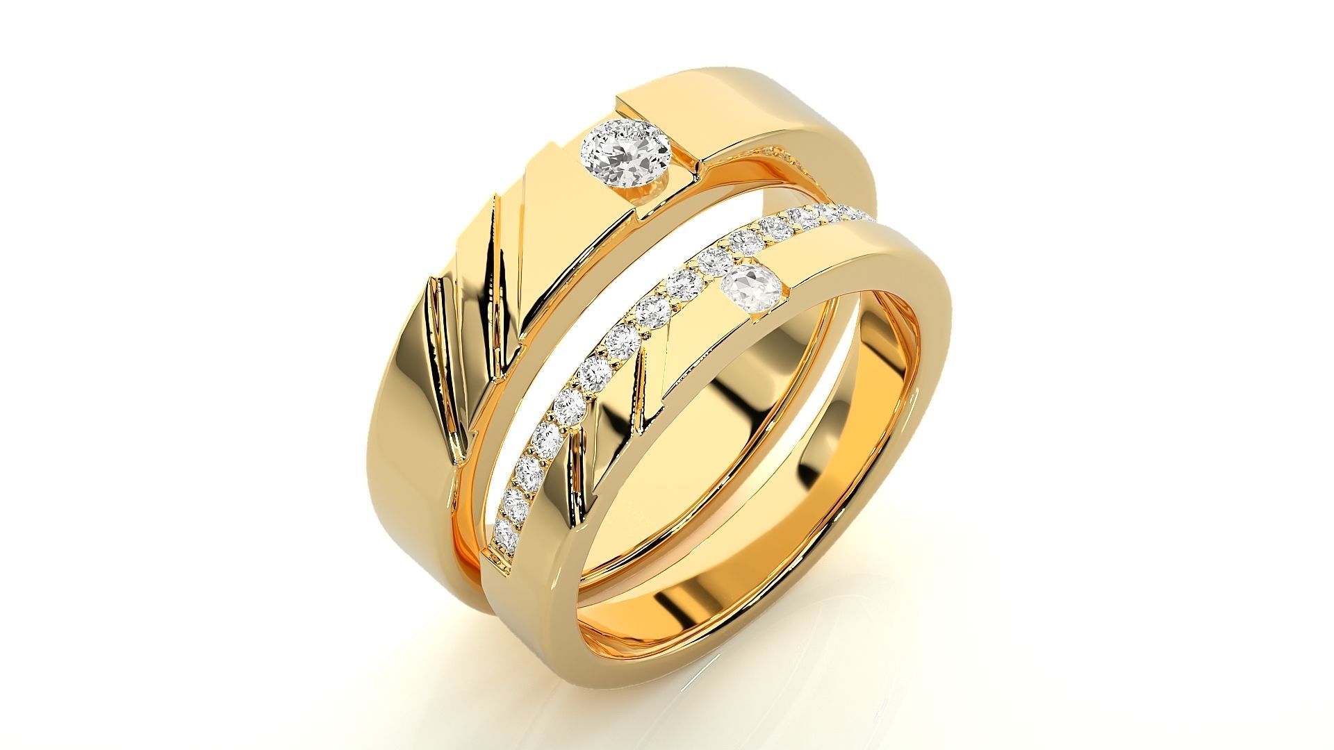 Band ring - HC0613 224  CHI HAI ANH 3D print model_12